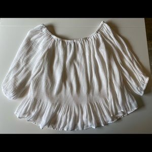 White blouse from Express, medium, can be off the shoulder